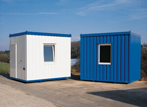 Raumcontainer, Fenster + Elektroinst.,