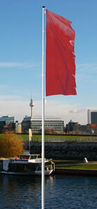 Konischer Fahnenmast, D u/o. 100/60 mm,