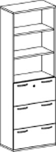 Flügeltürschr., BxTxH 800x425x2304 mm,