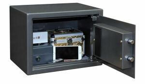 Hotel Safe/ Munitresore - Serie SS0102E RHEA  - Elektronikschloss   mit Display  Außenmaße in mm [HxBxT] - 250 x 350 x 250