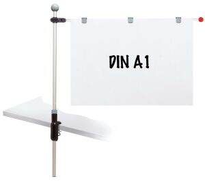 Tisch-Planhalter, 1 Alu-Schwenkarm A1