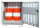 Gefahrstoff-Depot für 2x200l Fass, BxTxH 1535x1290x1730 mm, Auffangvol. 205 l, verzinkt